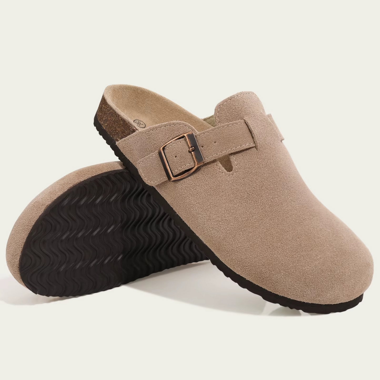Giarret  - pantofole estive uomo scamosciate